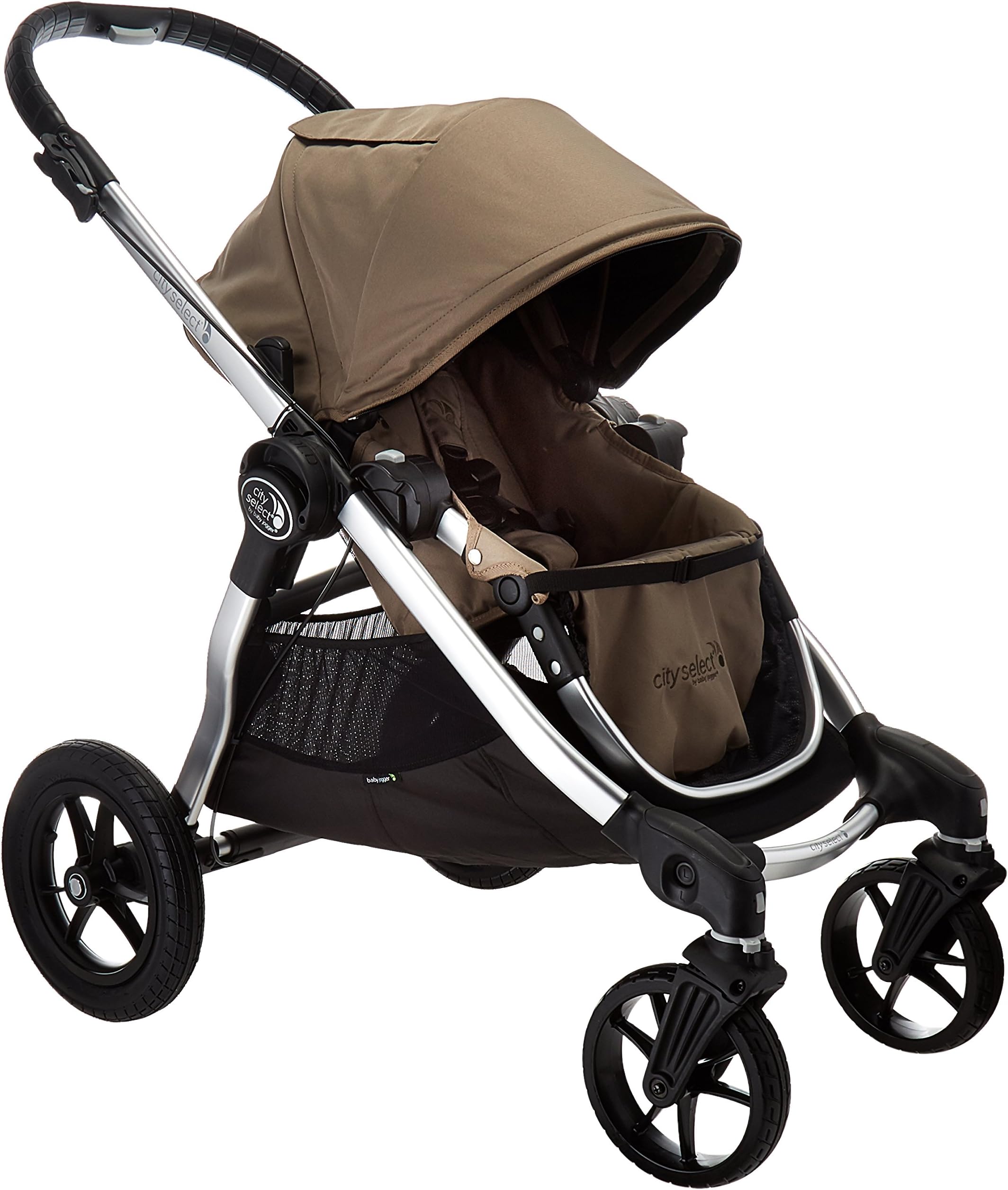 Baby Jogger City Select Stroller - 2016 | Baby Stroller with 16 Ways to Ride, Goes from Single to Double Stroller | Quick Fold Stroller, Quartz