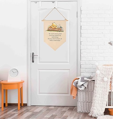 Miniatura 5 de Bandera de pared con texto en inglés "It Isn't Much Good Having Anything Exciting", regalo de Navidad, fiesta de cumpleaños, baby shower, decoración