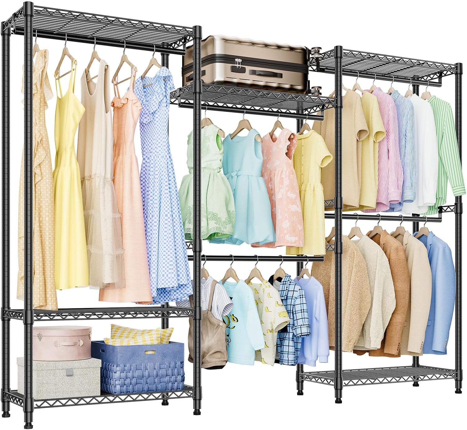 HOKEEPER ハンガーラック 耐荷重200KG 業務用 3ウェイ ダブル HOKEEPER ハンガーラック 耐荷重200KG 業務用 3ウェイ ダブル HOKEEPER