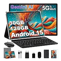 Dghrti 10 Pollici Tablet Android 15,30GB RAM+128GB ROM (2TB TF)