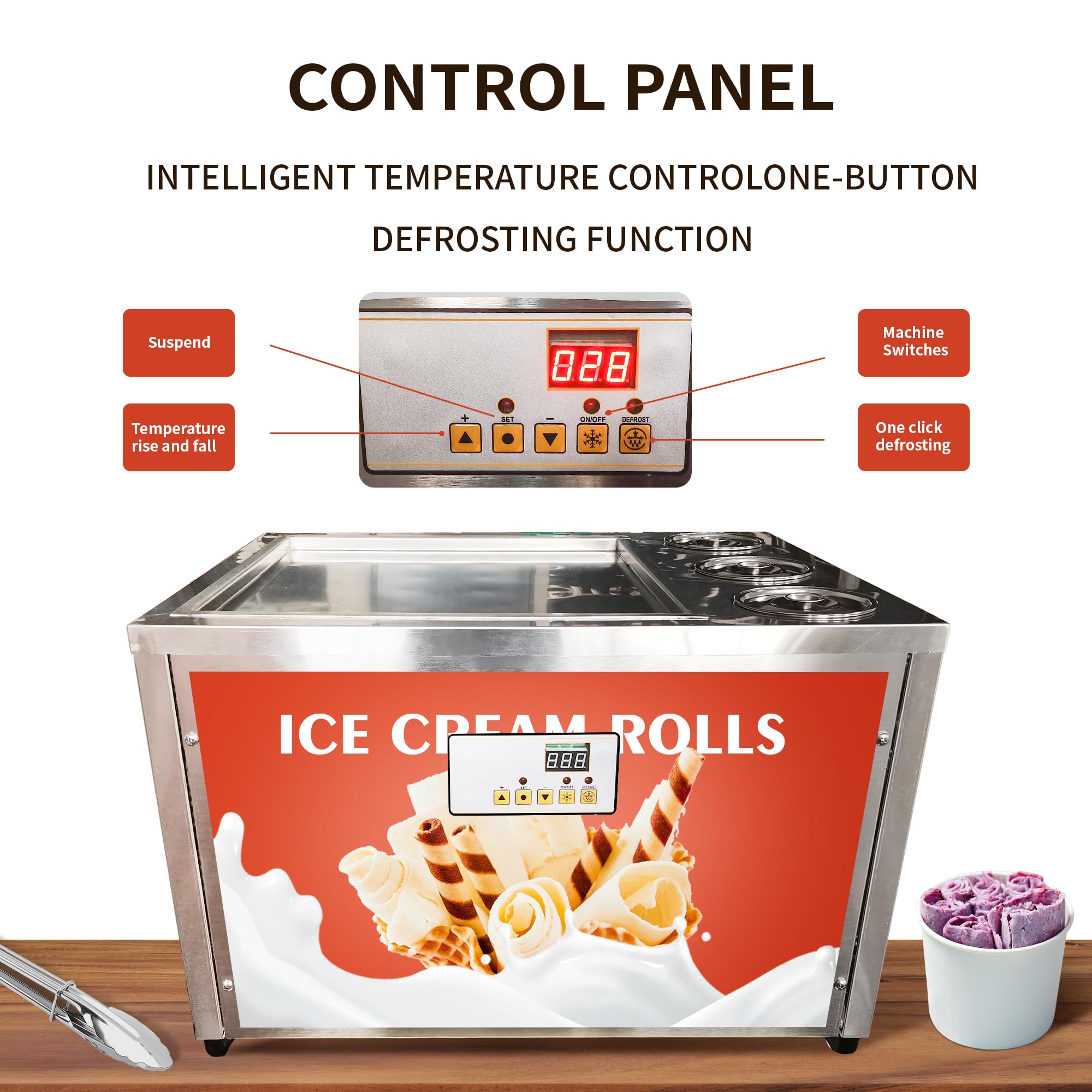 ice cream roll maker machine price
