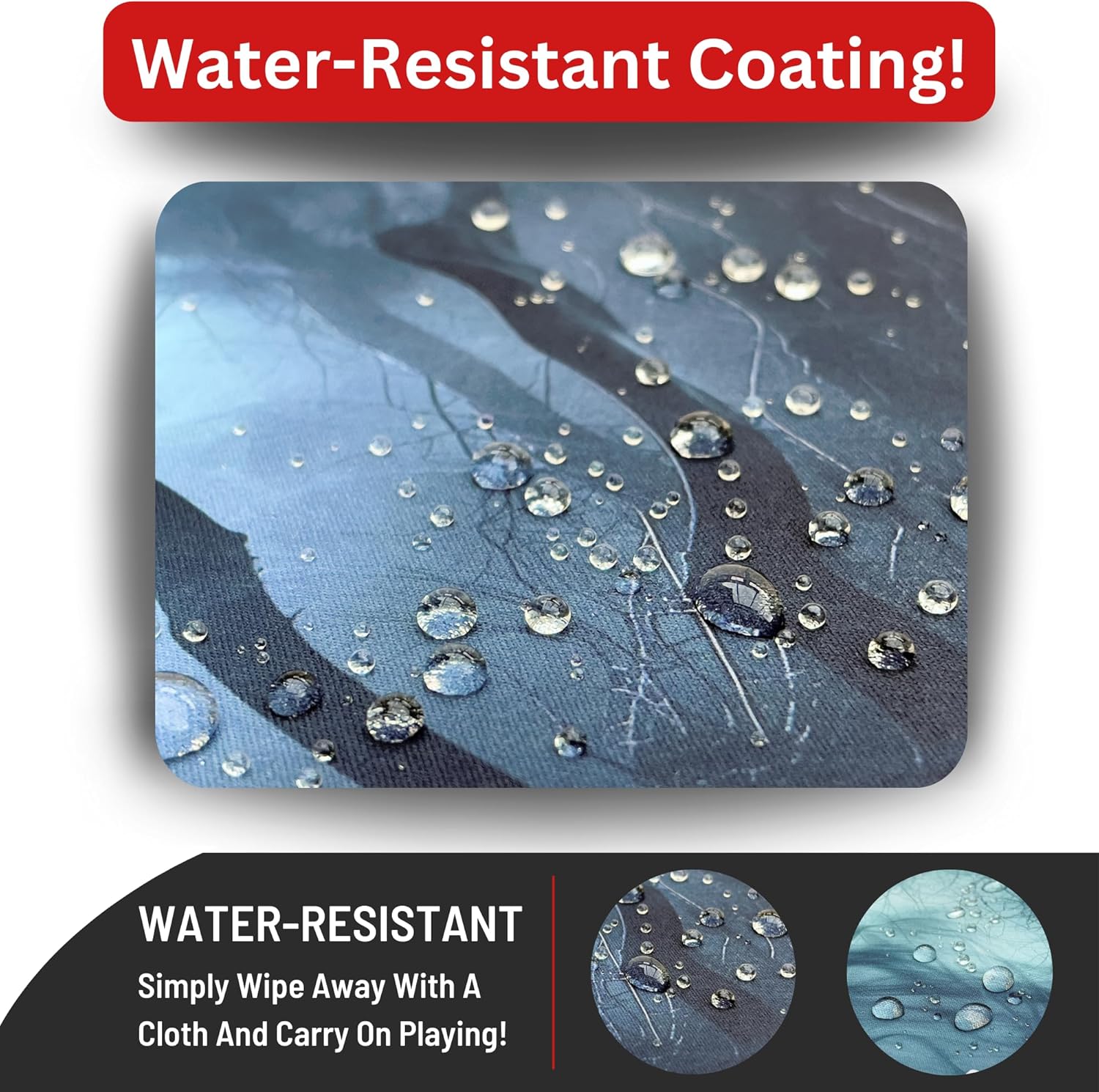 The Gaming Mat Company Single Player MTG Playmat & Mouse Pad – 28" x 14" Water Ghost Gaming Mouse Pad Compatible with Magic: The Gathering playmats, MTG Cards, TCG Gaming mat