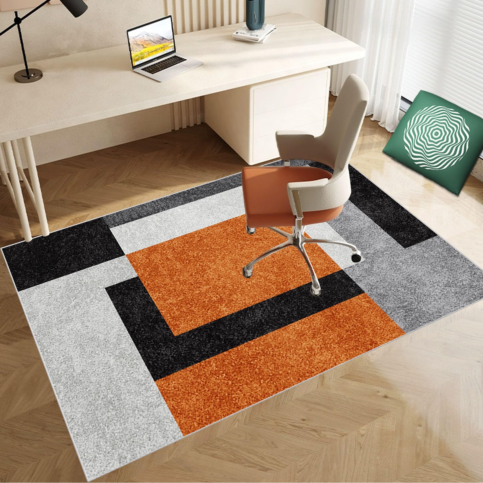 140 x 160 cm Heavy Duty Office Chair Mat for Carpeted Floor Computer Gaming Desk Chair Mat for Carpet Hard Floor Protector Mat for Rolling Chair Carpet Protector Chair Mat Floor Mat for Office Chair