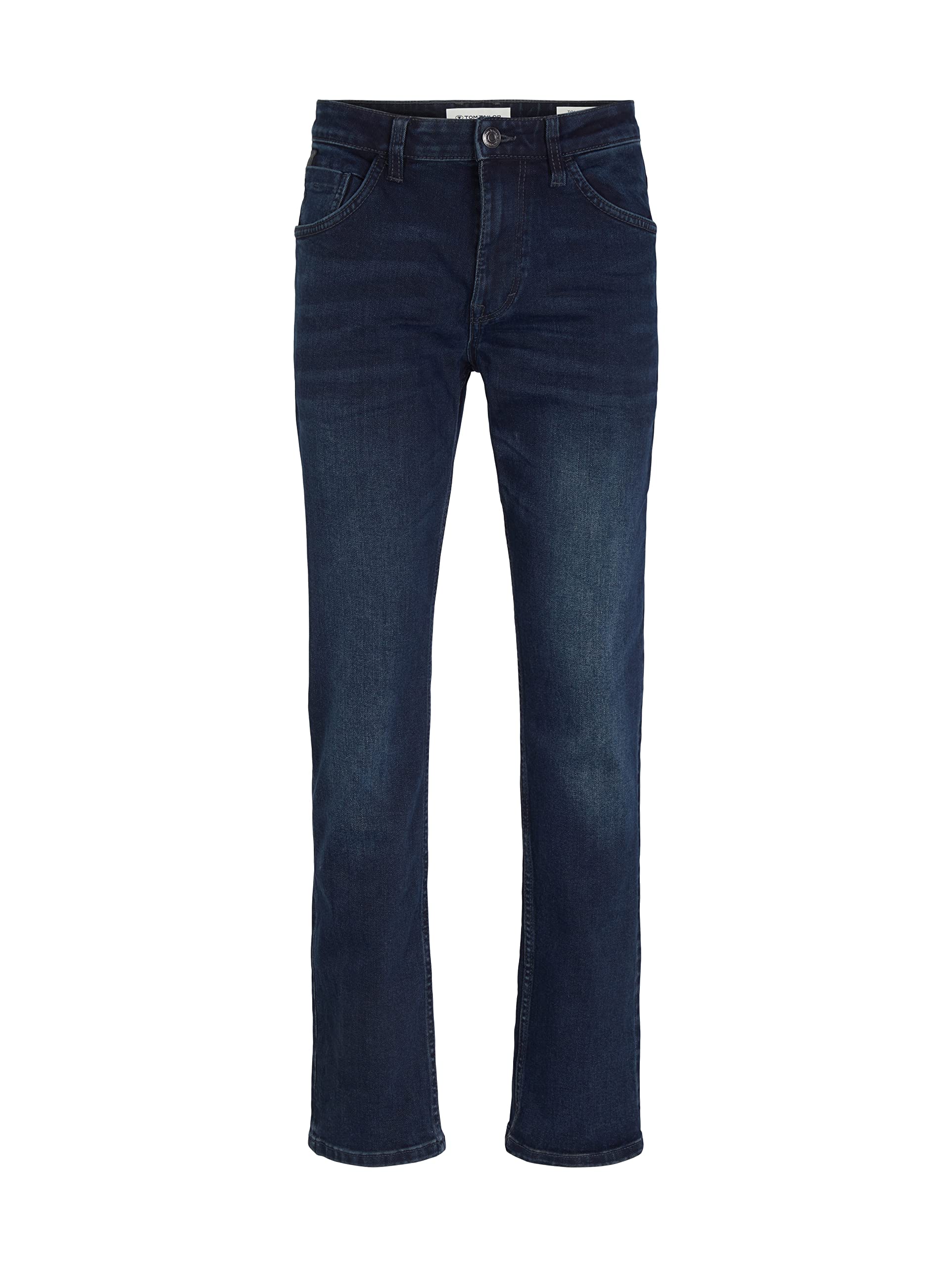 TOM TAILOR Herren 1021434 Josh Regular Slim Jeans, 10173 - Dark Stone Blue Black Denim, 38W / 34L EU – Ansicht 2