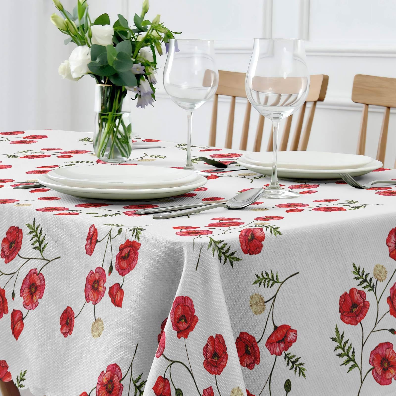 Table Cloth Rectangular, Wipeable Tablecloths - Image 3