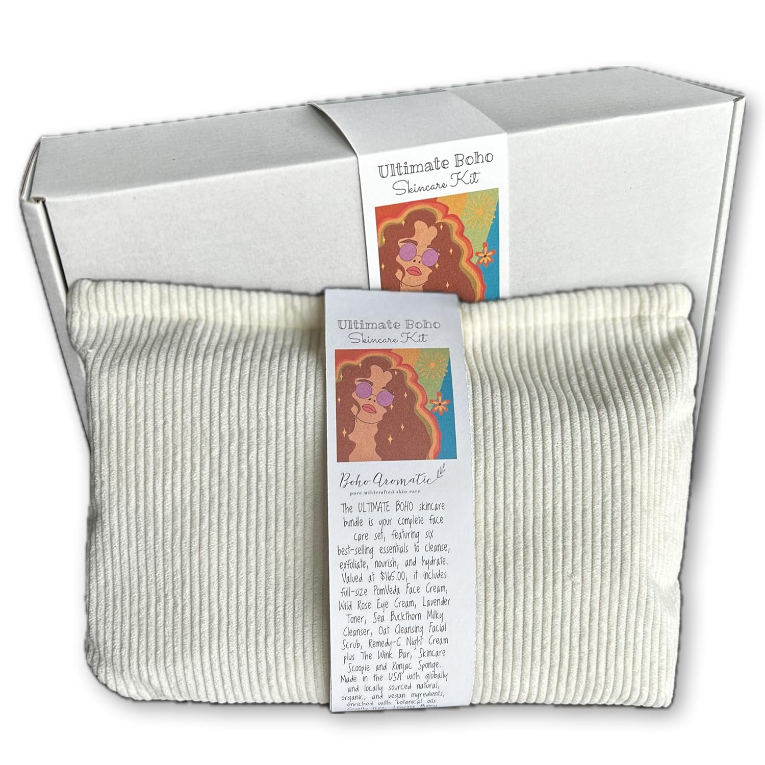 Clean Beauty Skincare Gift Set for Women – Hydrating Face Cleanser, Moisturizer & Eye Cream – Plant-Based Botanical Facial Kit – Perfect Birthday or Self-Care Gift by Boho Aromatic - Image 5