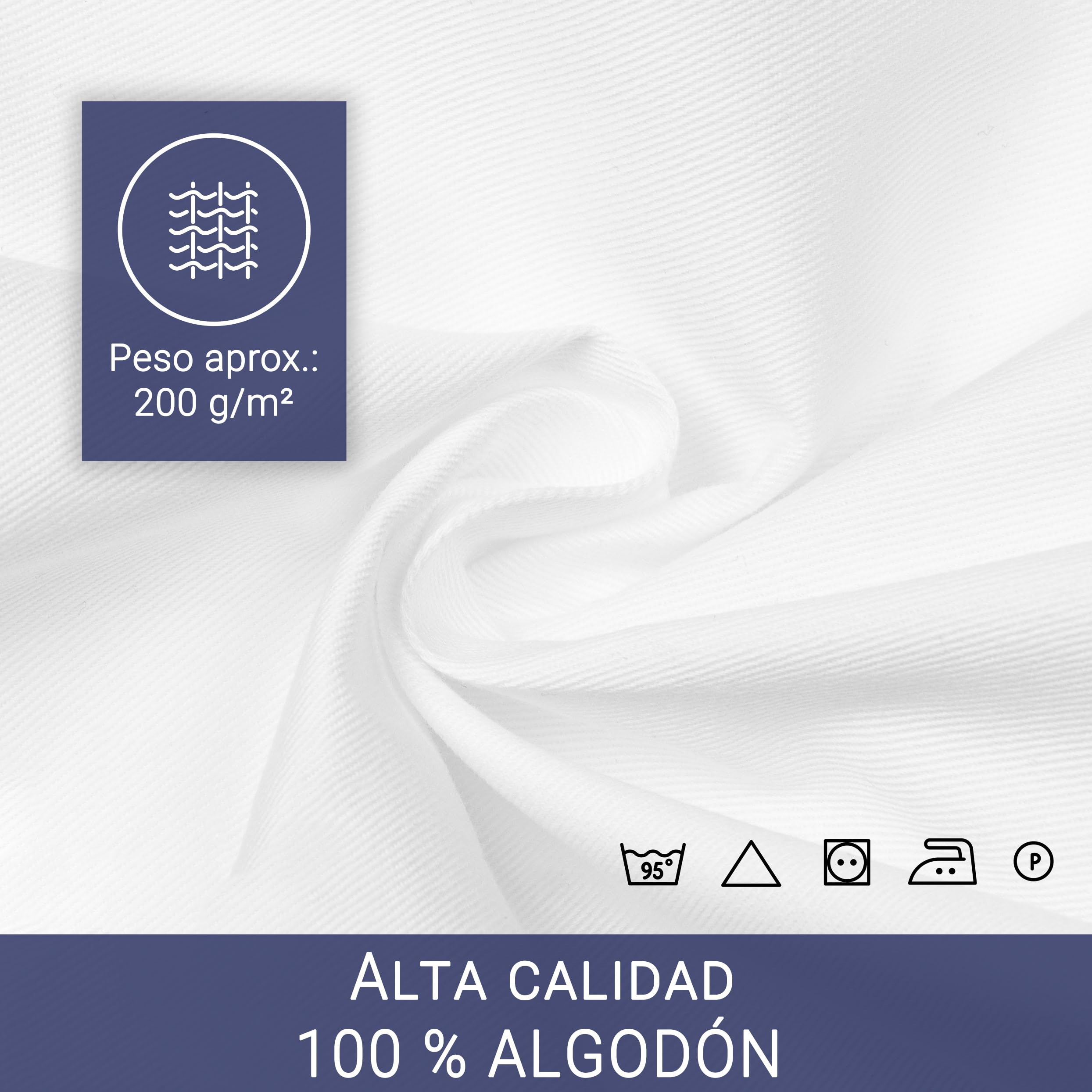ZOLLNER Bata de laboratorio larga para mujer - Bata médica con prácticos bolsillos y botones a presión - Algodón - Tallas 34-50 - Lavable hasta 95 °C - Certificado Oeko Tex®, 141