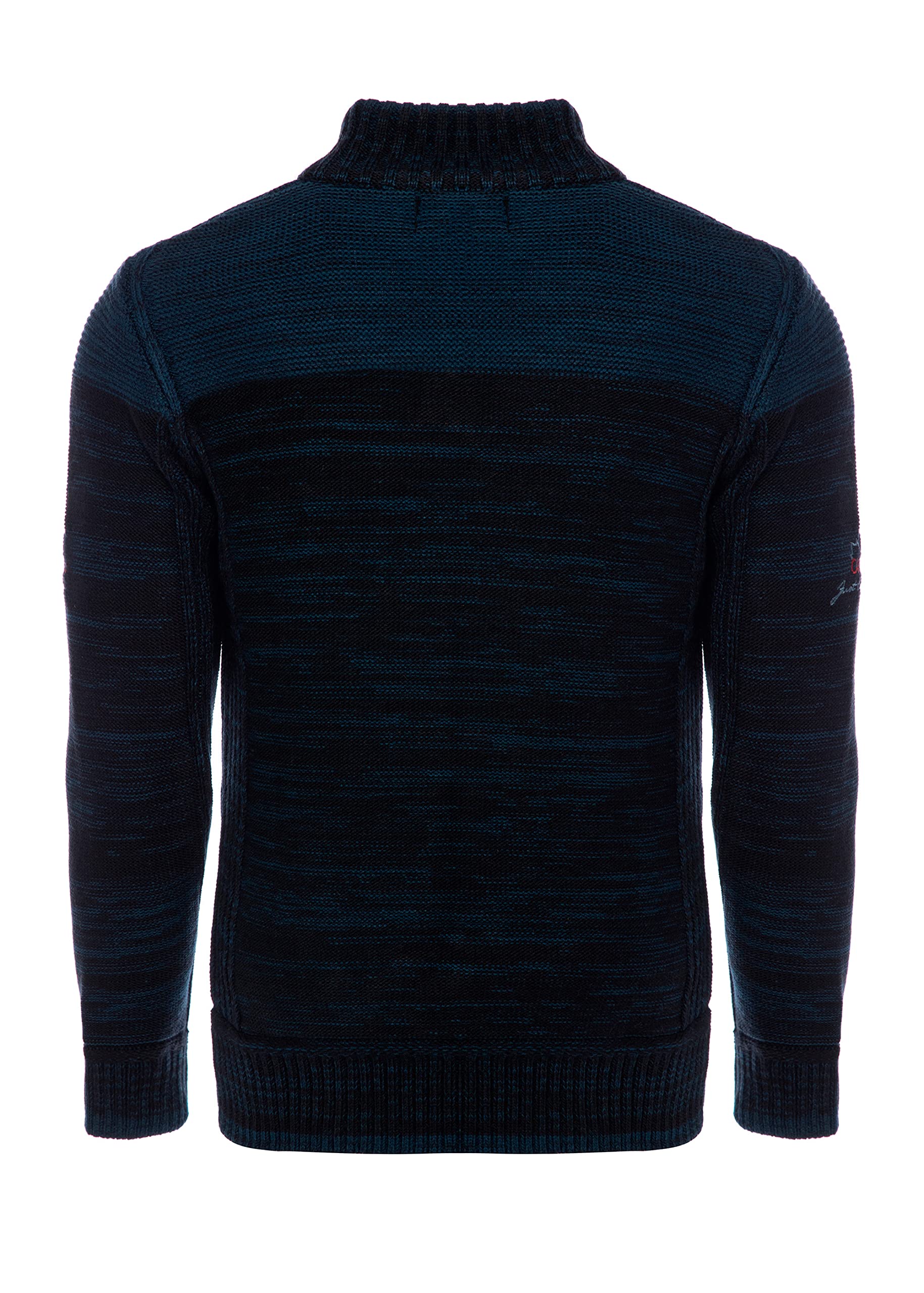 Carisma Strickpullover für Herren ? Herren Troyer mit Stickerei ? Angenehmer Regular Fit Pullover für Büro und Freizeit 7803