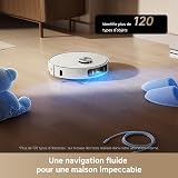 Dreame L40 Ultra AE Autonomous Robot Vacuum Cleaner and Mop, 19,000 Pa Powerful Suction, Dry/Wet Cleaning, All-In-1 Auto Drain Dock, 2 Brushes Included - 7