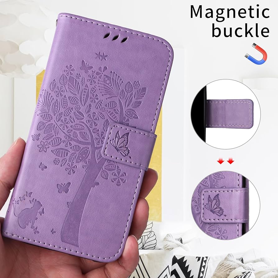 HUANGTAOLI PU Leather Phone Case Compatible with vivo V40