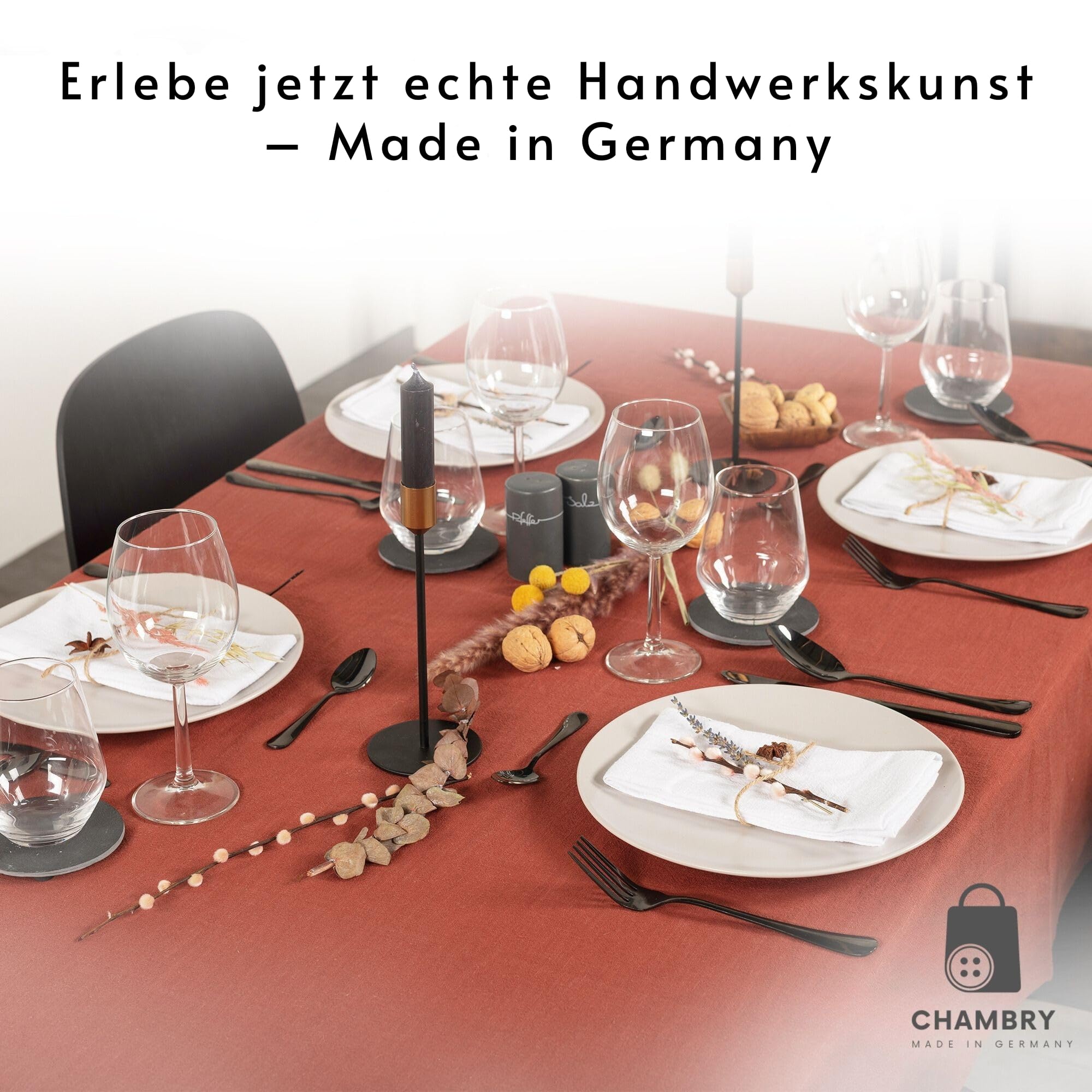 Whaline Dusty Rose Stoffservietten, Set Mit 12 Rosa Produktbild-Vorschau 8