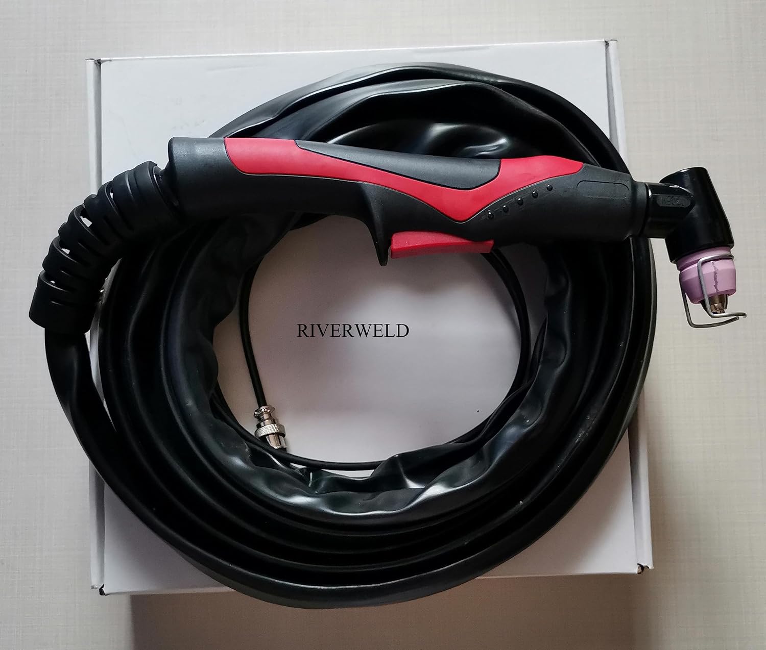 RIVERWELD WSD-60P Plasma Cutting Torch Complete 60Amp Pilot Arc Start 16 Feet 5 Meters for WSD-60 CUT-60 LGK-60 Plasma Cutter