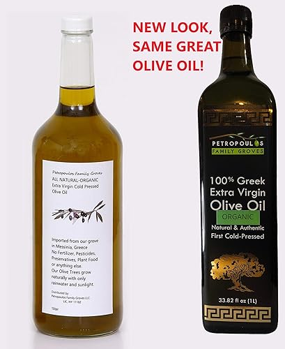 Miniatura 2 de Petropoulos Family Groves Aceite de oliva griego virgen extra orgánico natural 1 litro (1 botella)