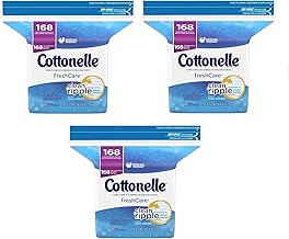 Cottonelle Fresh Care Flushable Moist Wipes Refill OglBkj, 168 count, (3 Packs)