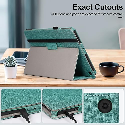 Miniatura 6 de RSAquar Funda para tablet compatible con Tienda Fire HD 10, 13 (2023) y 11 generación (2021) de 10.1 pulgadas con encendido automático, soporte