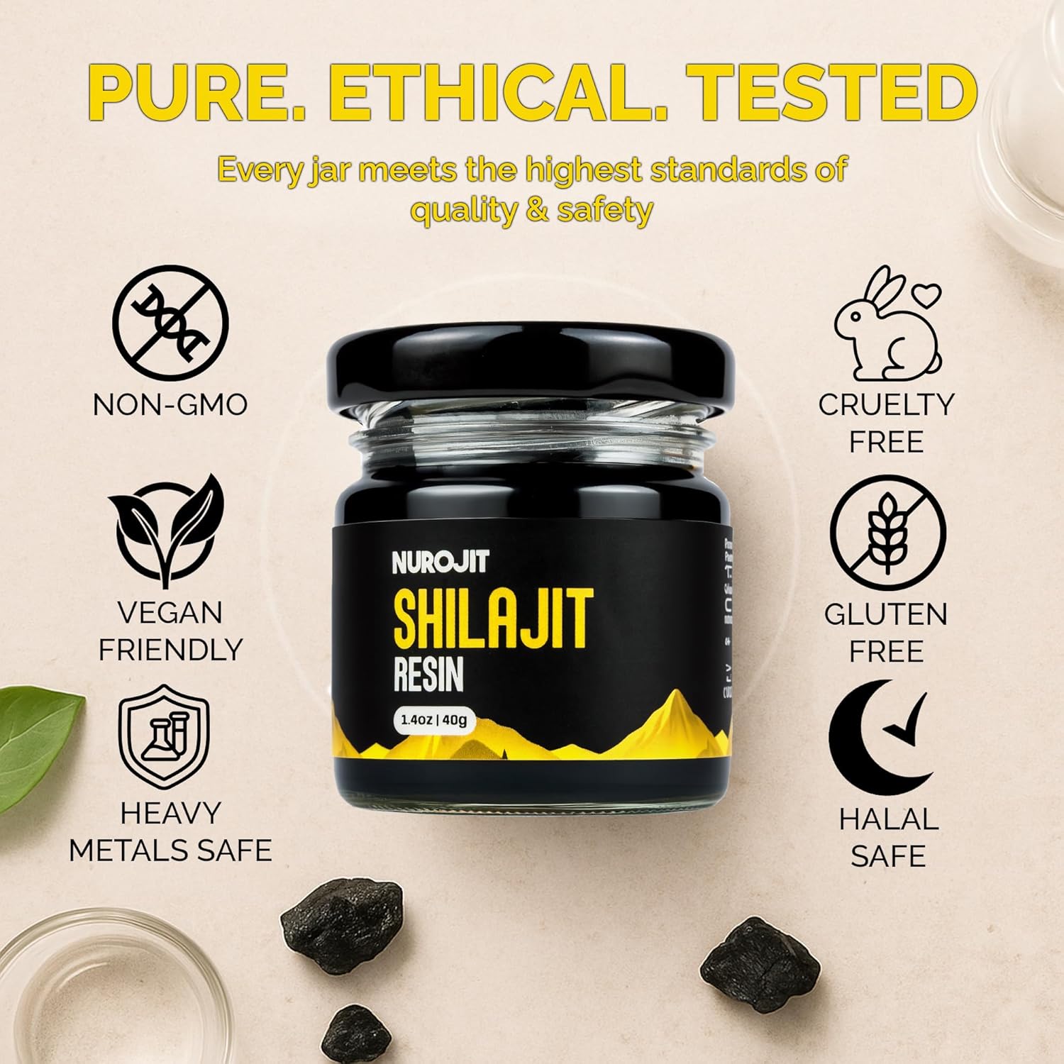 Pure Shilajit Resin, Pure Himalayan Shilajit for Men and Women with 78%+ Fulvic Aci... - Image 6