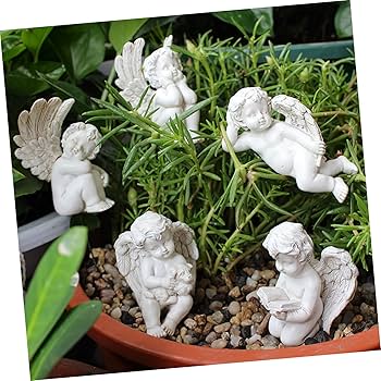 Amazon | Kisangel 5個合成樹脂製 天使の翼装飾品 アウトドア