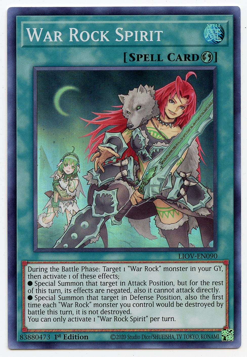 War Rock Spirit - LIOV-EN090 - Super Rare