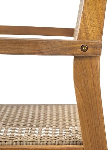 Miniatura 12 de Christopher Knight Home Amaris Farmhouse Patio Garden Furntiure - Juego de 2 sillas de comedor de madera de acacia, sillón para cena