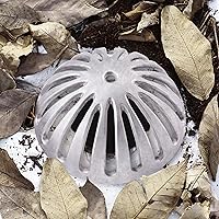 Vista 7 de Cubierta de drenaje de suelo de aluminio resistente, colador de drenaje de piso, colador de fregadero de piso, cubierta de drenaje de cúpula