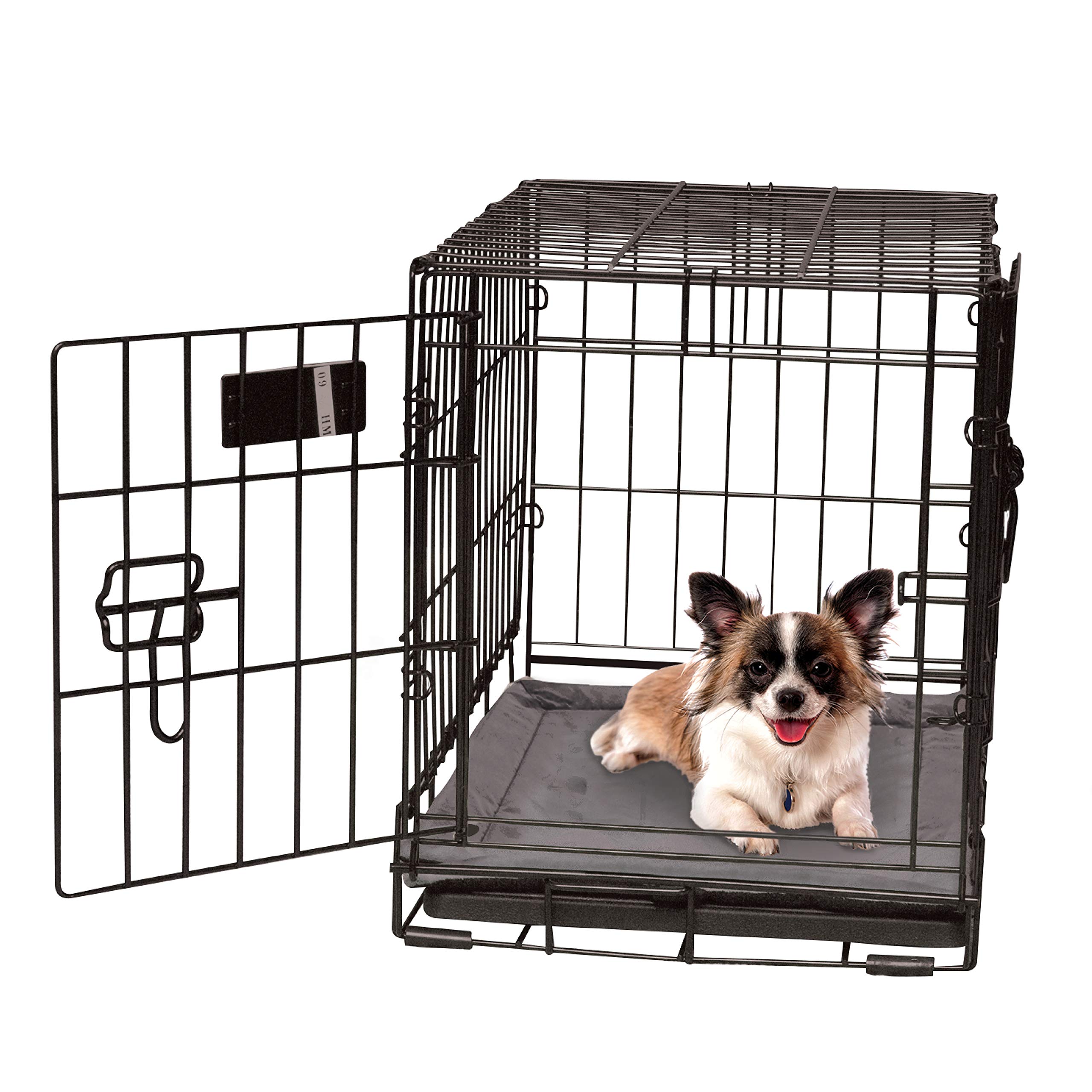 Self-Warming Crate Pad Grey 14x22
