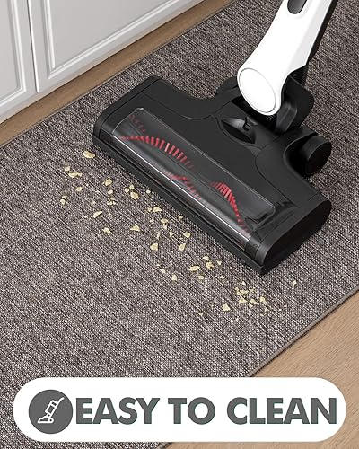 Miniatura 7 de LUMI Alfombras y tapetes de cocina antideslizantes, lavables, juego de 2 alfombras de cocina para suelo de cocina, parte delantera del fregadero,