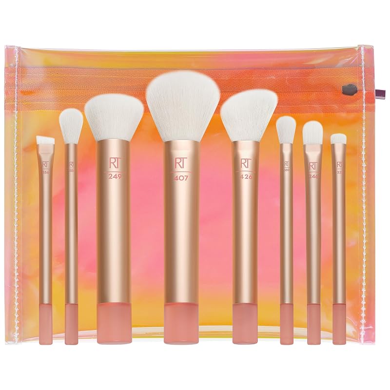 Kit de Pincéis de Maquiagem The Wanderer Real Techniques, 9 peças