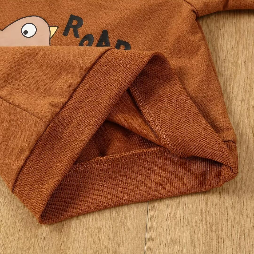 Toddler Baby Boy Clothes Fall Winter Outfits Long Sleeve Dinosaur Sweatshirts Tops+Pants Set 2 Piece