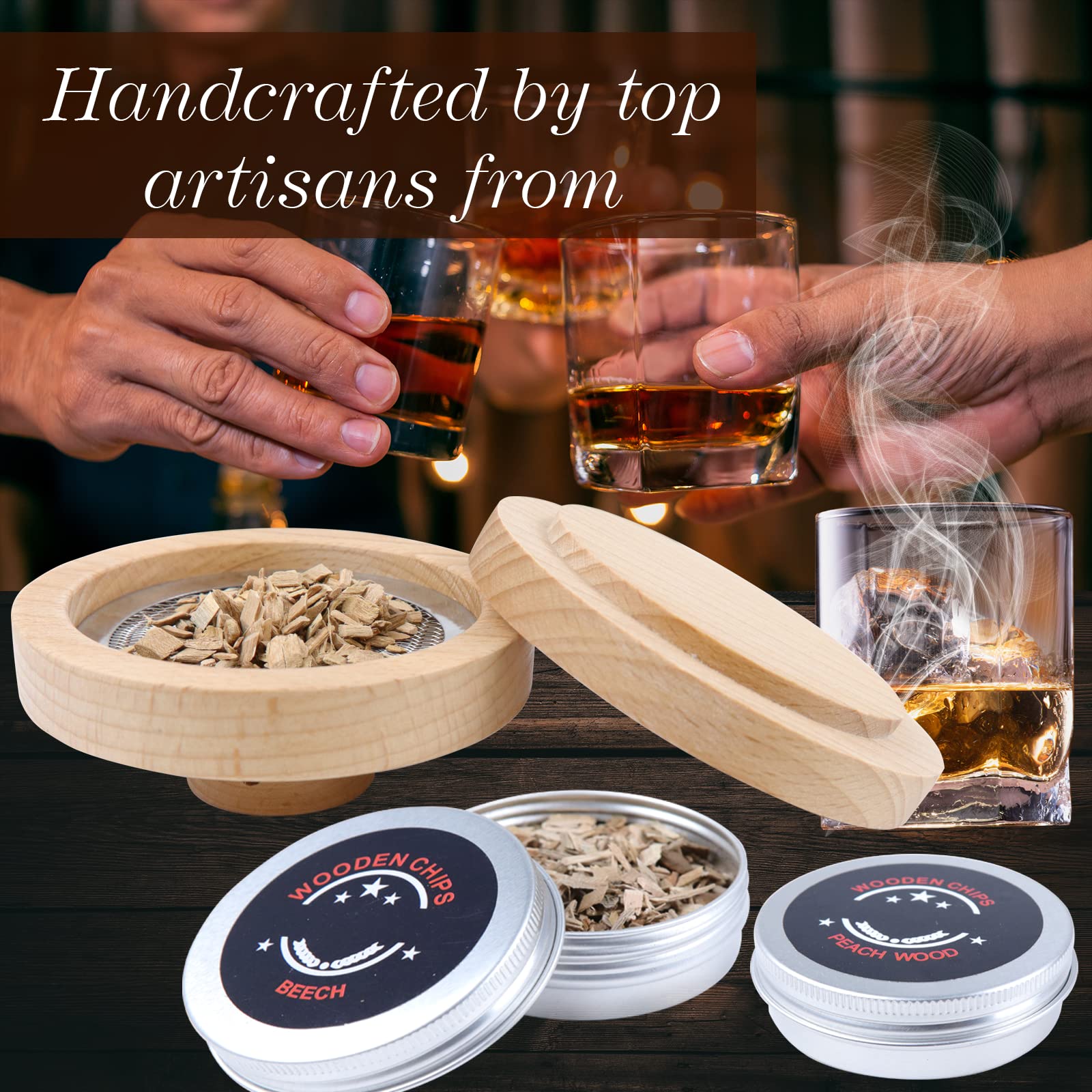 Smoker Bbq Smoke Buddy Cocktail Smoker Wood Chips Variety Pack