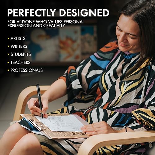 Miniatura 5 de Scrivi Pens Juego de Plumas Estilográficas de Lujo-Negro Plumas Estilográficas para Escribir - Punta Fina Suave - Incluye Convertidor de Tinta