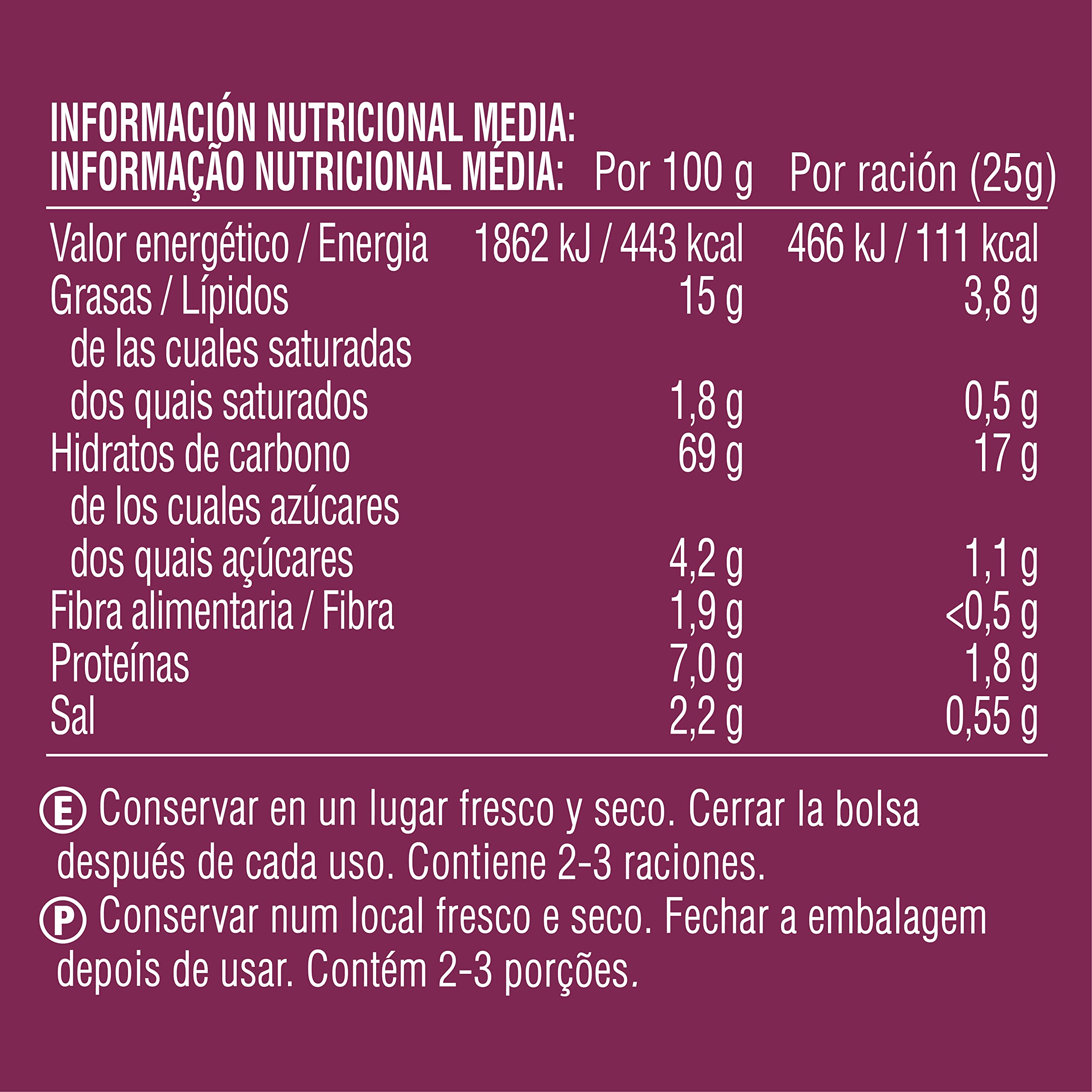 Bicentury Mini Tortitas de Cereales Sabor Jamón Ibérico Snack Crujiente 7 unidades