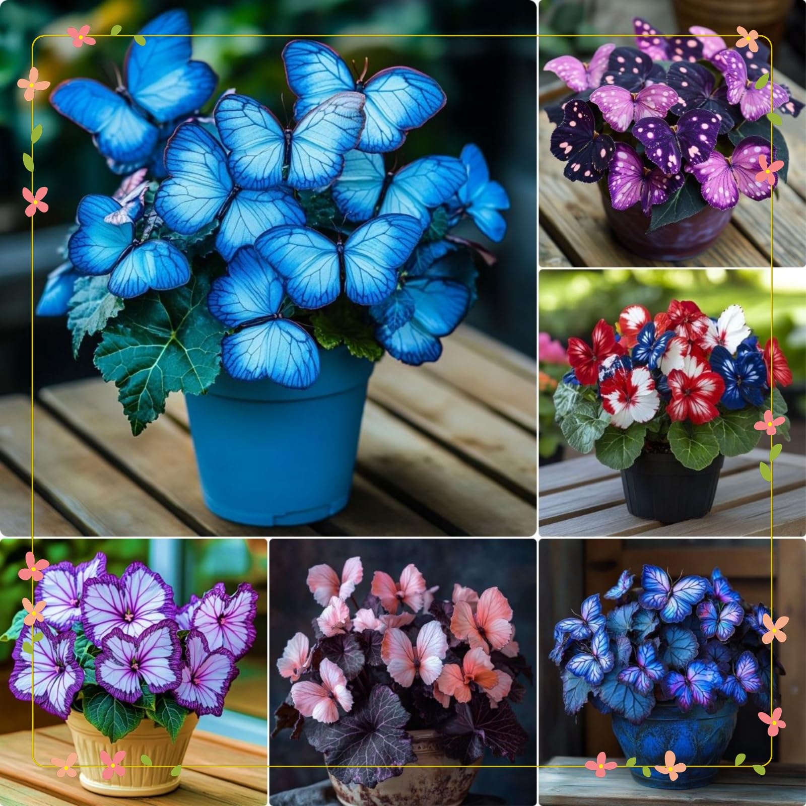 Bright Hosta Bulbs Mix,Midnight Blue Hosta Plant Rhizome Perennial Excellent Butterfly Fowers Display Balcony Garden Bulbs Can Be Potted Aromatic.-4bulbs-c