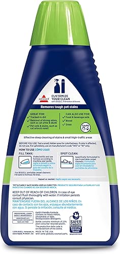 Miniatura 2 de Bissell 74R7 Fórmula portátil para máquina contra manchas y olores de mascotas 32 onzas Fl Oz