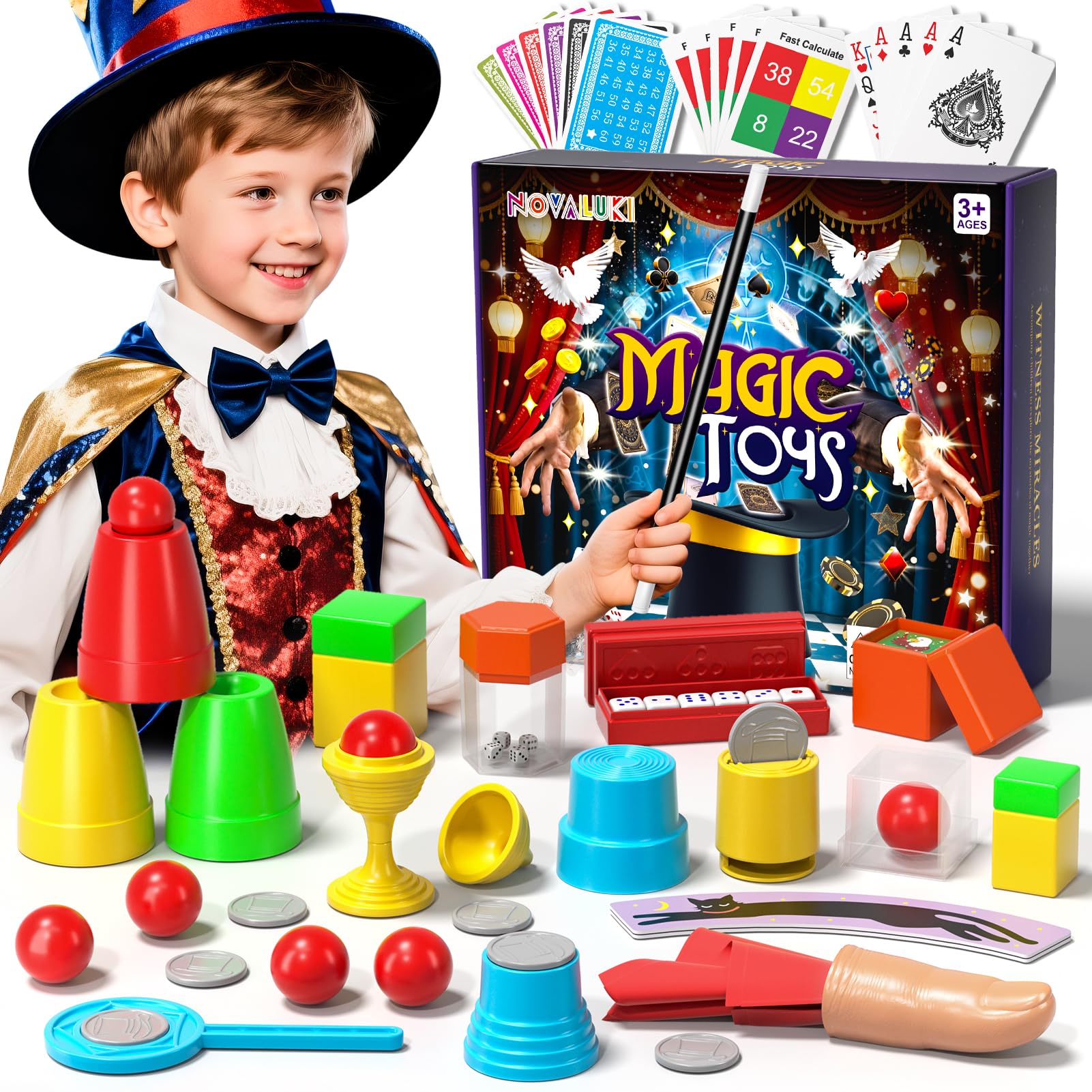 K2 Magic Luv 153cmSINANO 100cm ストックセット Amazon.com: Novaluki Magic Kit for Kids, 98 Magic Tricks