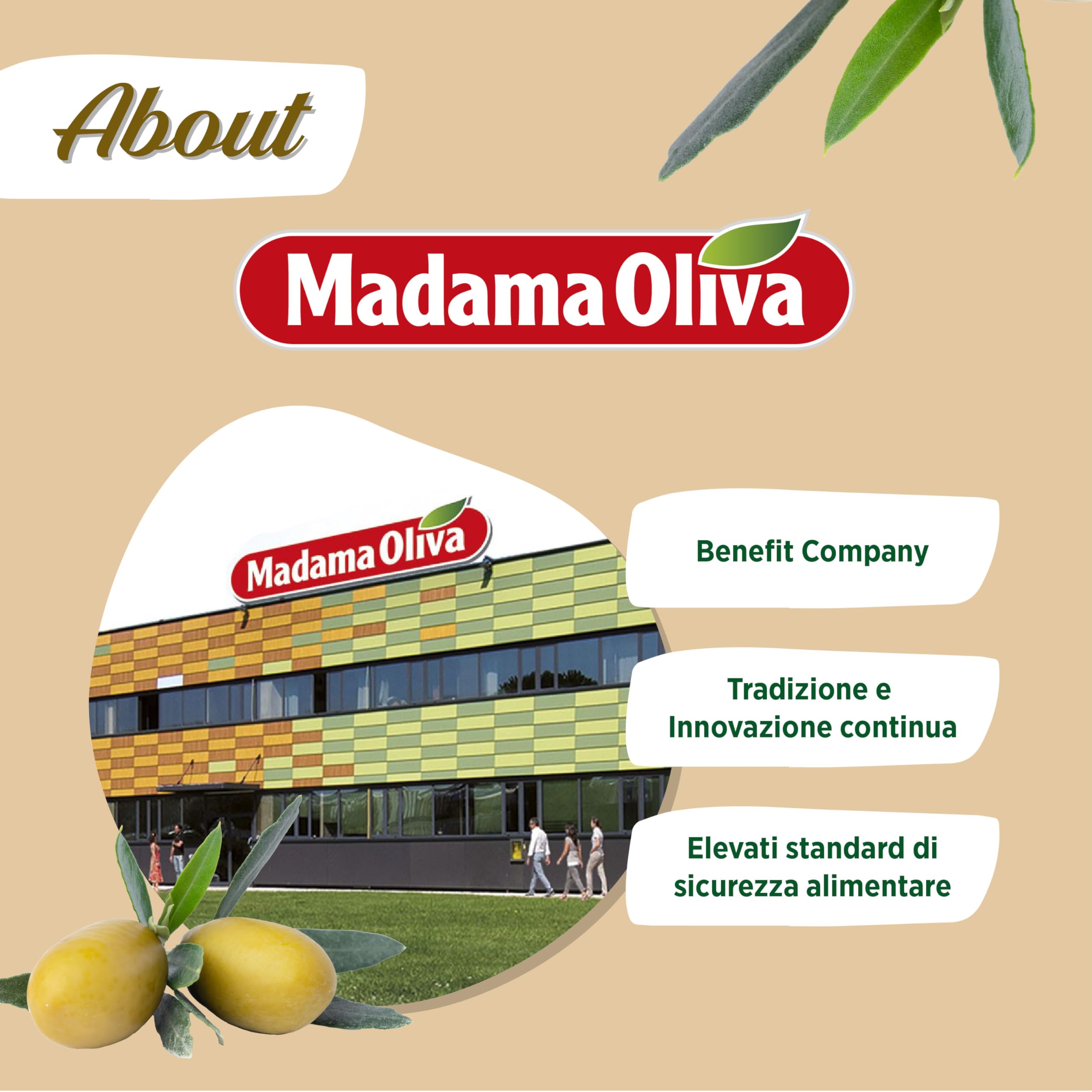 MADAMA OLIVA, Paté di Olive e Carciofi, Ottimo da Spalmare su Crostini Caldi, per Accompagnare Aperitivi e Farcire Bruschette, 100% Made in Italy, 10 Buste Squeeze 110 gr