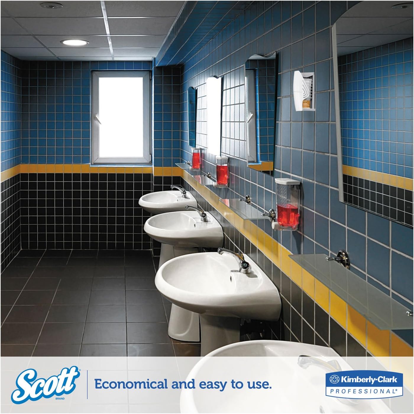 SCOTT Continuous Air Freshener Refill Ocean Fragrance, 48 mL Cartridge