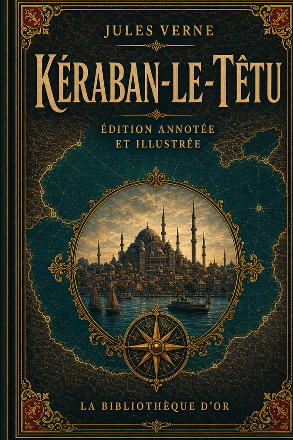 Kéraban-le-Têtu (Édition annotée et illustrée): Édition annotée et illustrée par La Bibliothèque d'Or