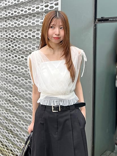 Amazon | [スナイデル] チュールレイヤードカシュクールカット