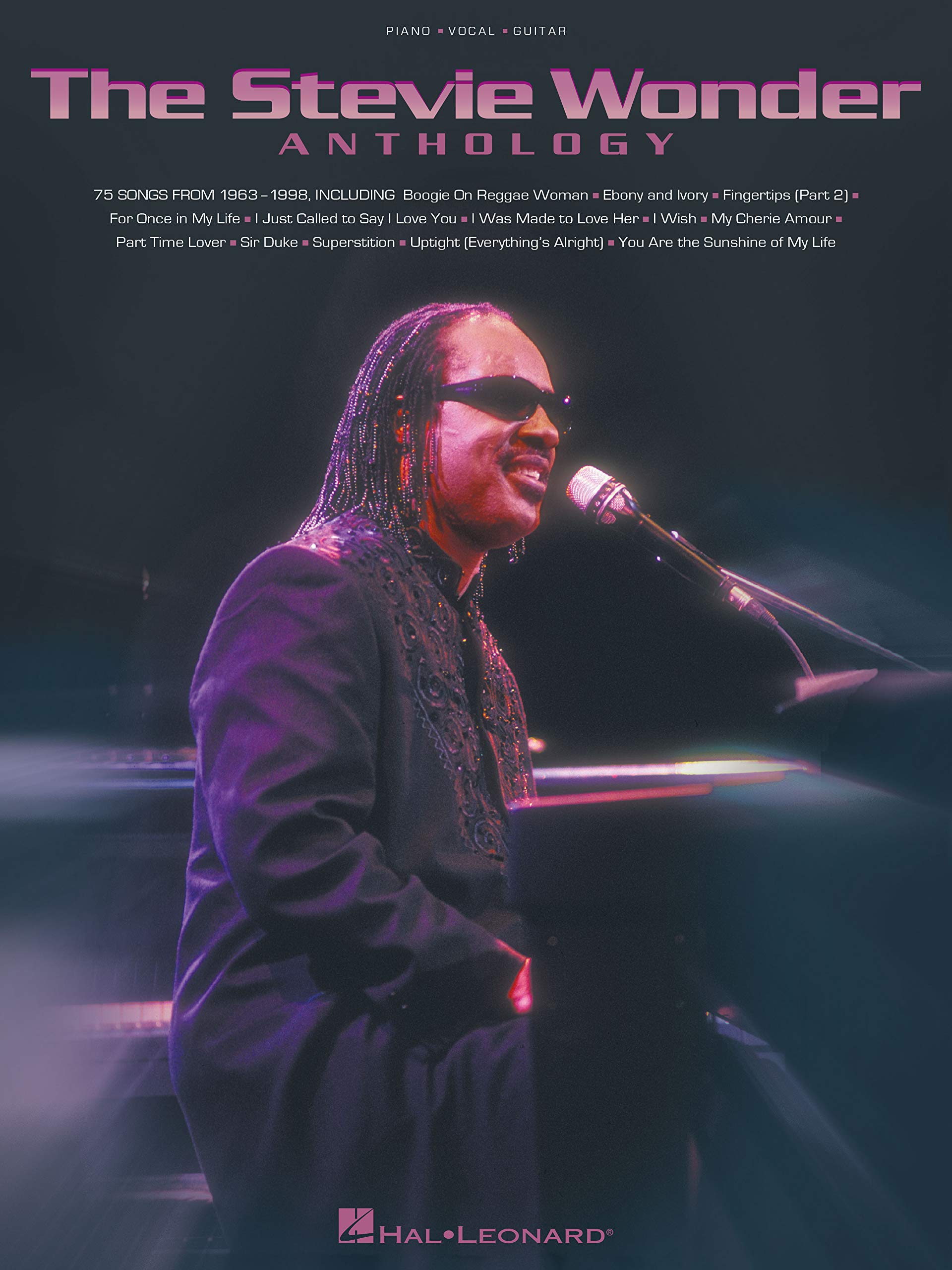 Stevie Wonder Anthology songbook partition piano voix guitare recueil musique pop soul anthology