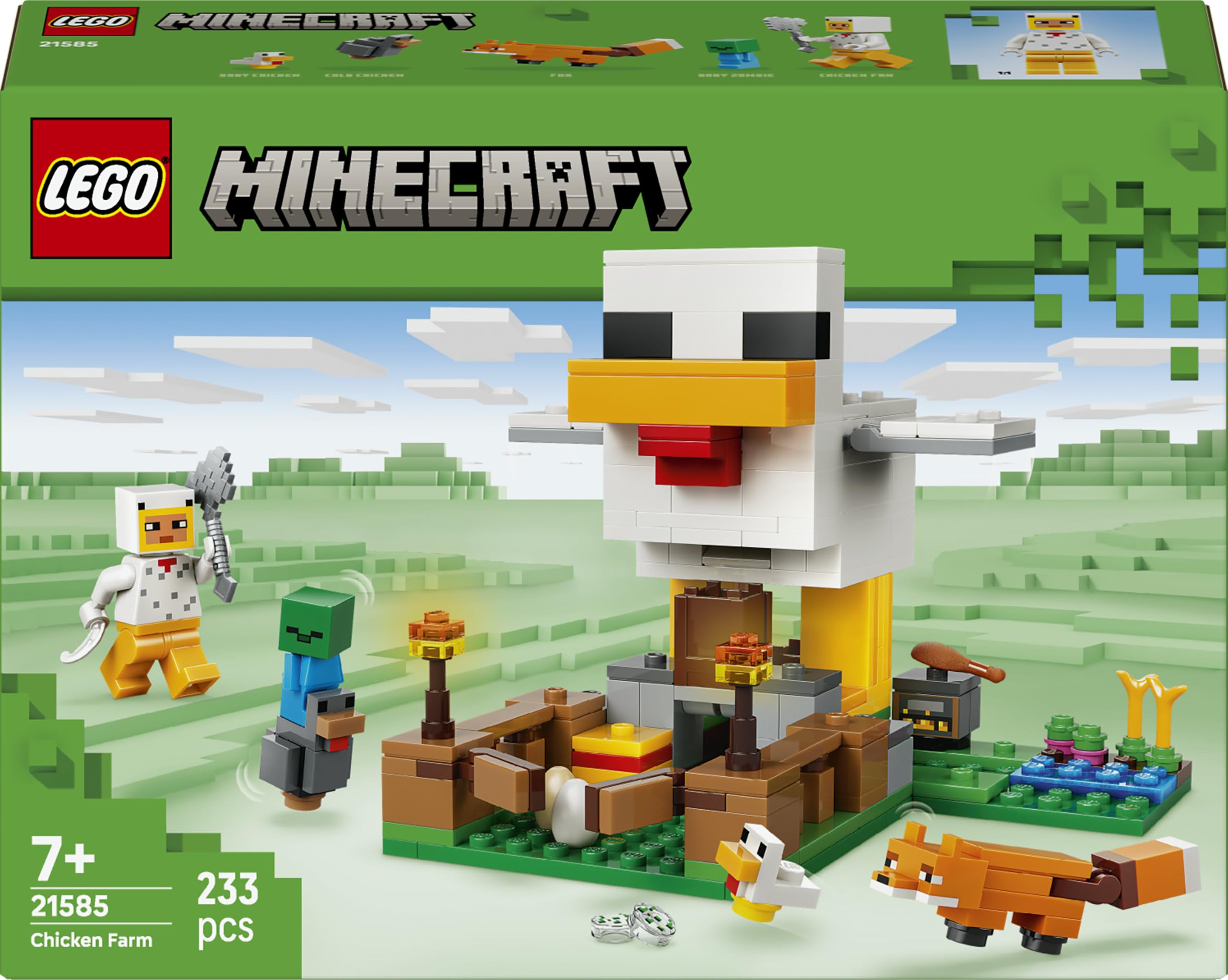 LEGO Minecraft Chicken Farm 21585