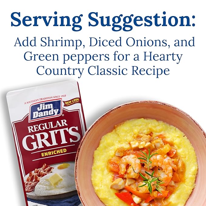 Jim Dandy Grits, Regular Enriquecido, 32 oz miniatura 5