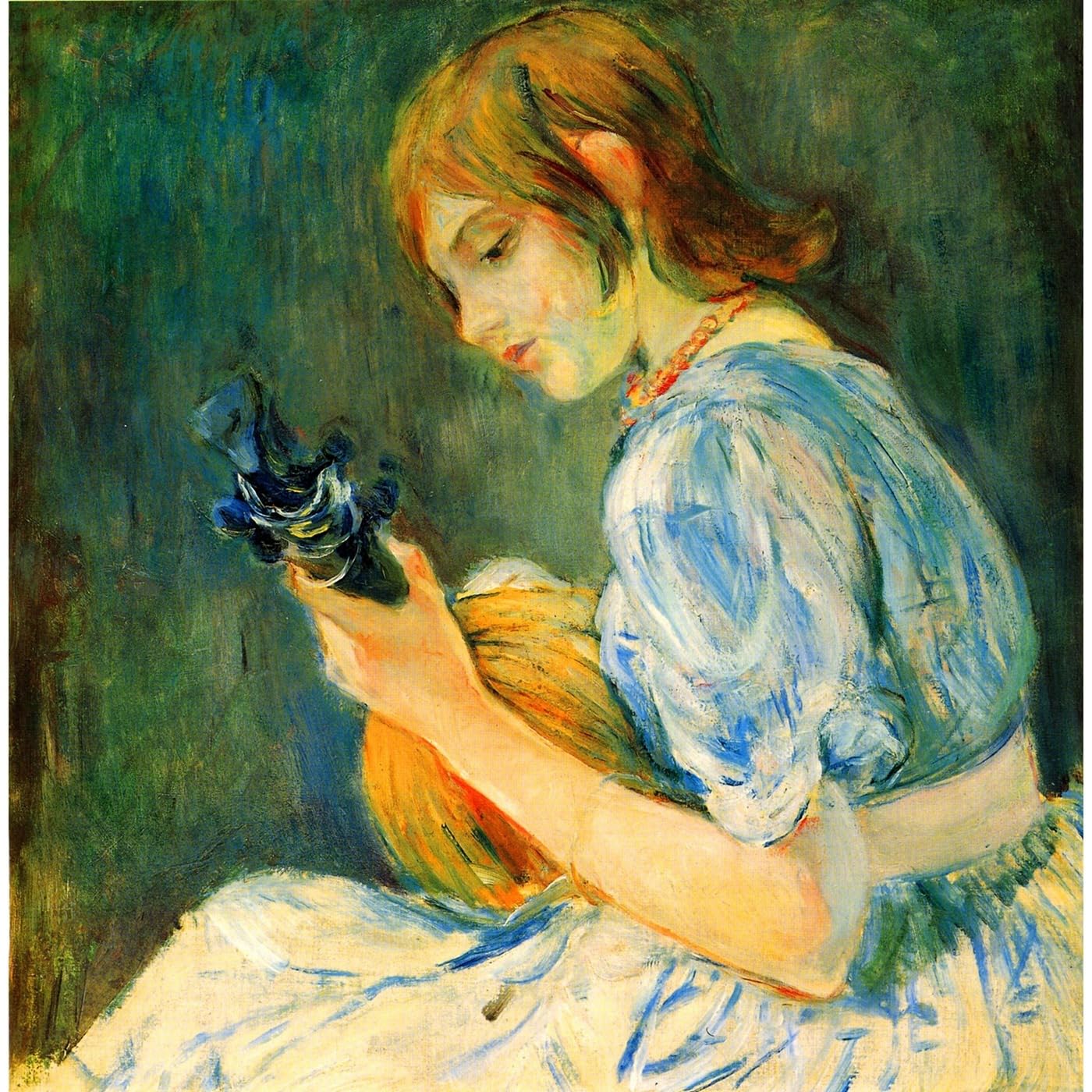 La mandoline de Morisot impression d'art grand format pour tableau salon chic