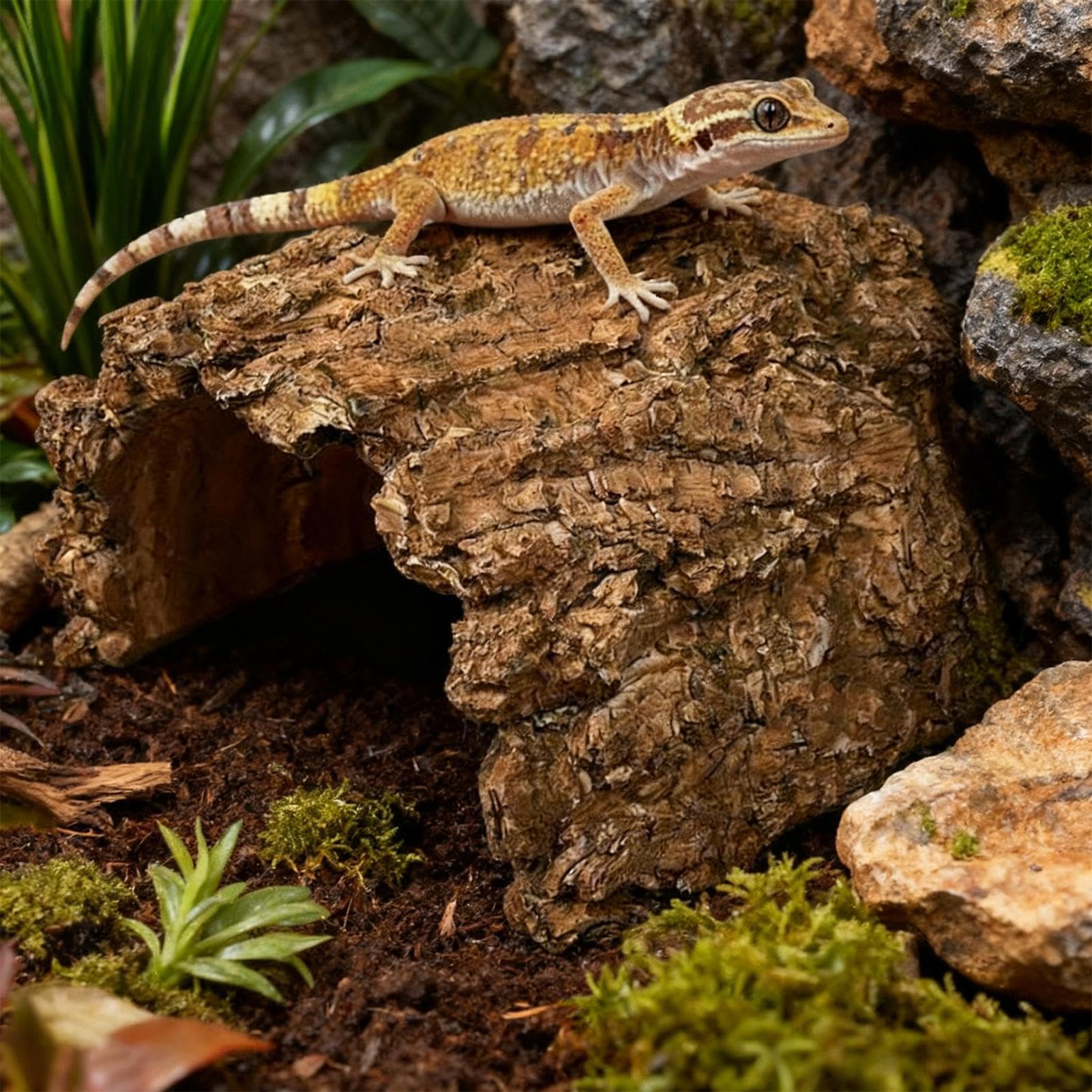 Caverna Per Tartarughe Caverna In Resina Per Habitat | Habitat Realizzato Per Tartarughe Per Acquario Vasca Draghi Barbuti Leopardi Rane Gechi Rettili Anfibi