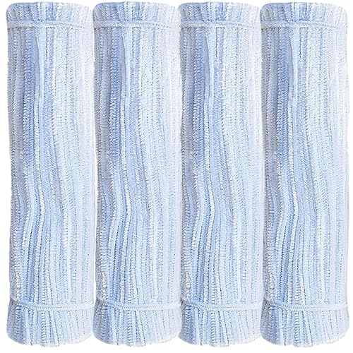 Limpiadores de pipas blancas (paquete de 400) para manualidades, tallos de chenilla para decoración artística creativa (0.236 in x 12 pulgadas)