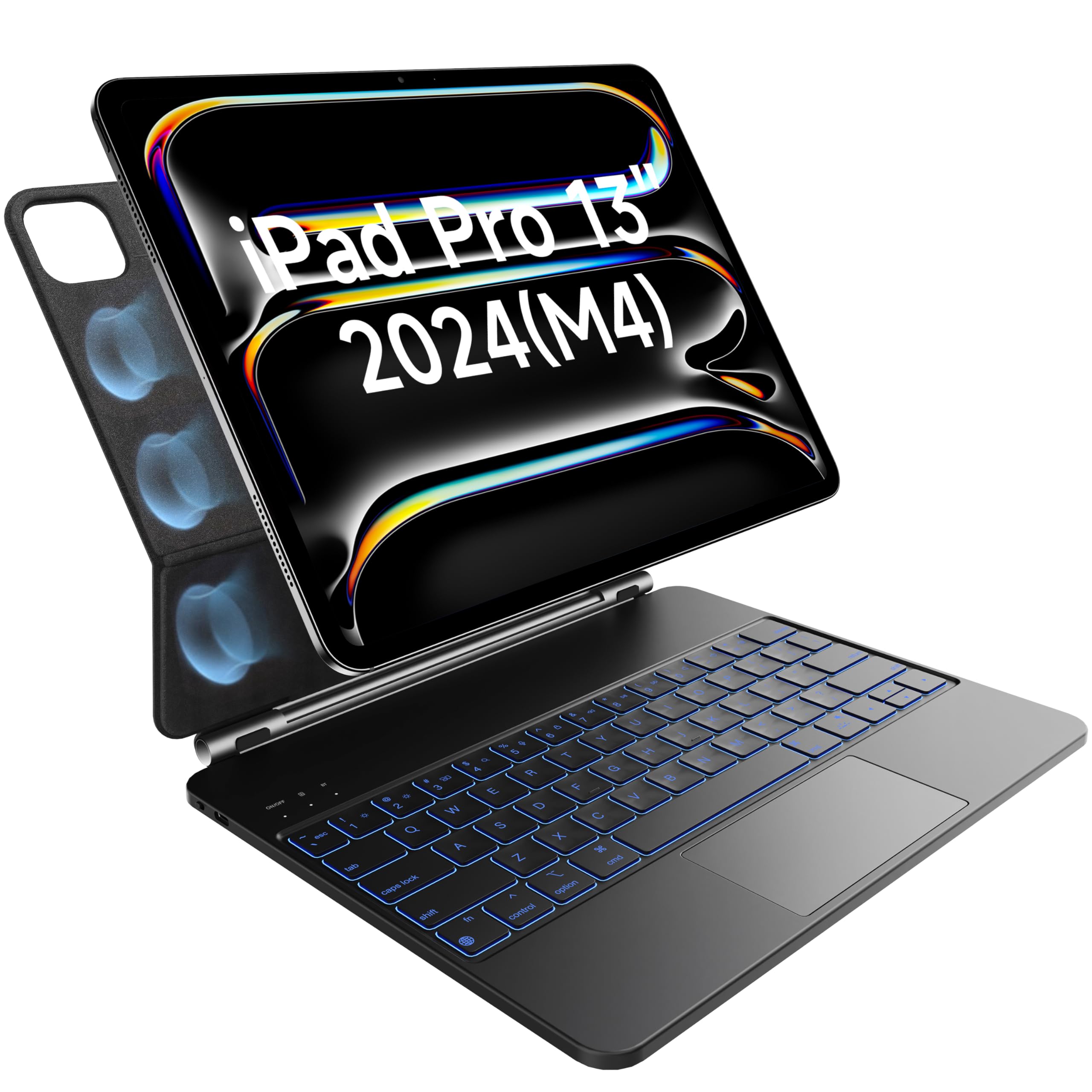 HOU Magic Keyboard for iPad Pro 13 inch case with keyboard(M5 2025