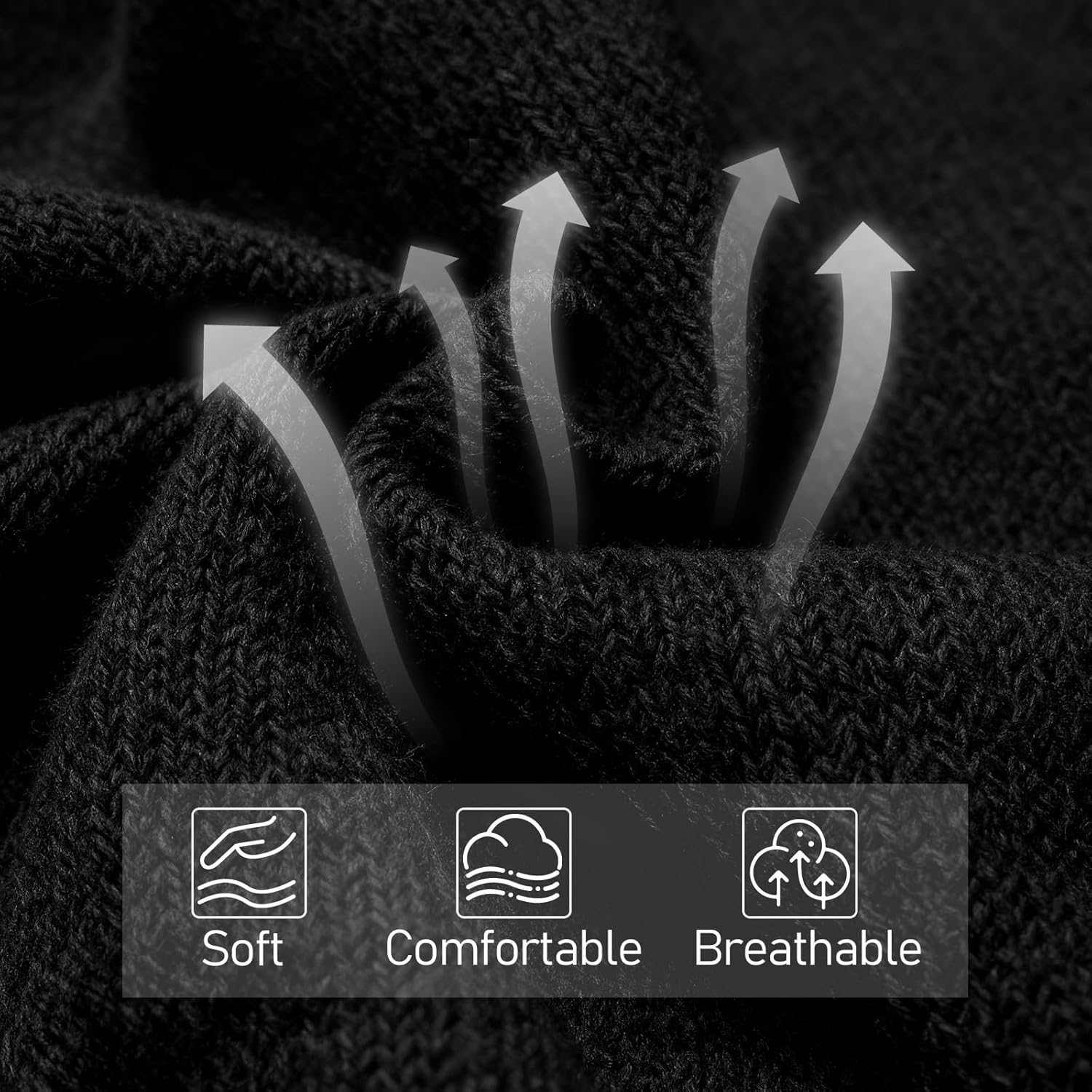 Pashmina Wraps for Women Poncho Shawls for Evening Dresses Top Casual Knitted Triangle Cashmere Scarf for Fall Winter - Image 3