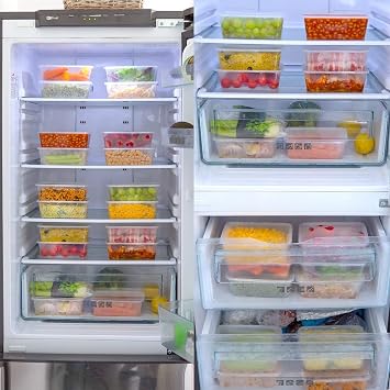 We Can Source It Ltd - 50 x 500ml Plastic Microwave & Freezer Safe Food Containers with Lids - BPA-Free, Reusable, Takeaway Meal Prep Containers - Catering Grade Food Storage Boxes for Home & Business