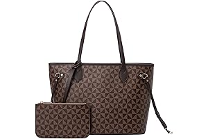 Classy and Durable Goyard Replica Handbag Set with Small Wallet in Brown