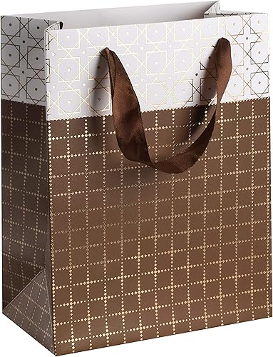 Hammont Bolsas de regalo para dama de honor de boda, diseño de caja, regalos de fiesta, paquete de 12 bolsas de regalo estampadas con papel de