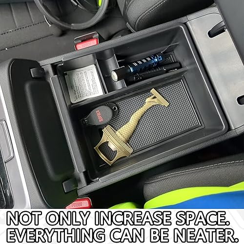 Miniatura 6 de HGWEI Bandeja organizadora de consola central compatible con accesorios Hyundai Tucson LimitedHybridTucson Hybrid SEL 2022-2024 (solo transmisión